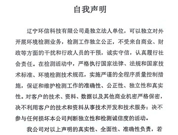 自我声明